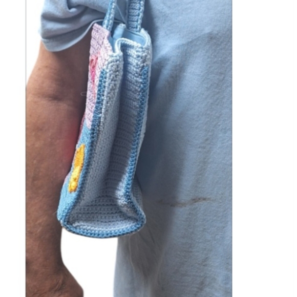 The Sak baby blue hued sandal front bag - Picture 5 of 8